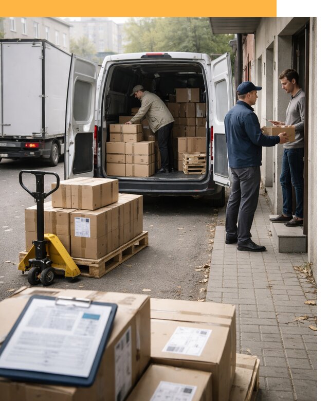 Доставка грузов от двери до двери с таможней от 45482 руб.