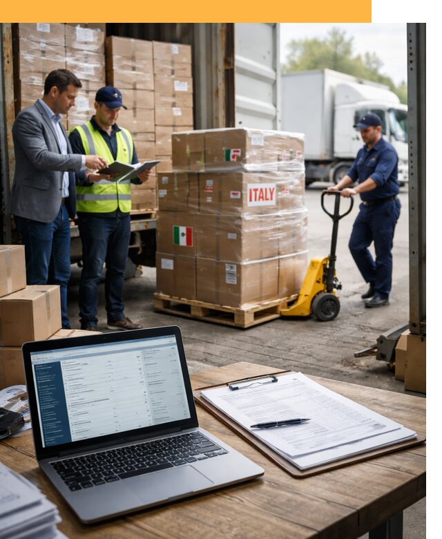 Доставка грузов из Италии: морские и авиаперевозки от 18193