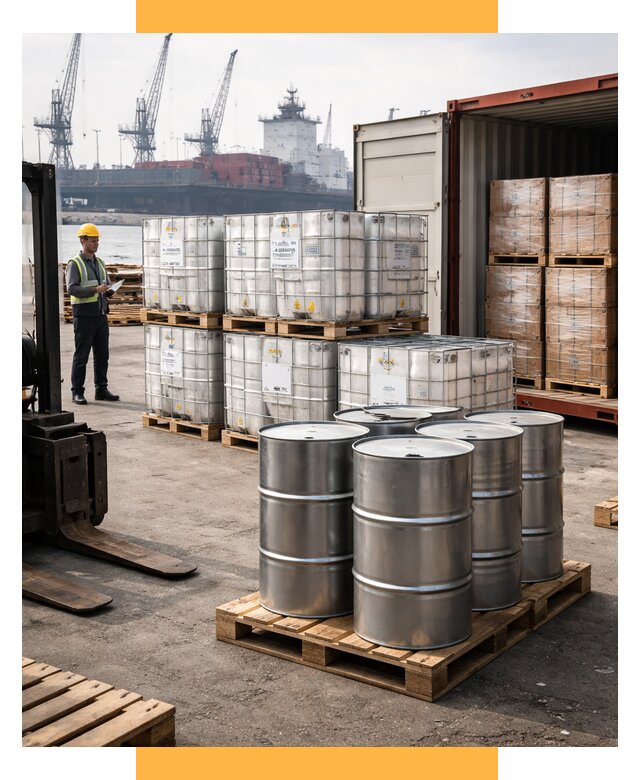 Доставка химического сырья из Индии от 252675 р. | СетСервис-Сбс