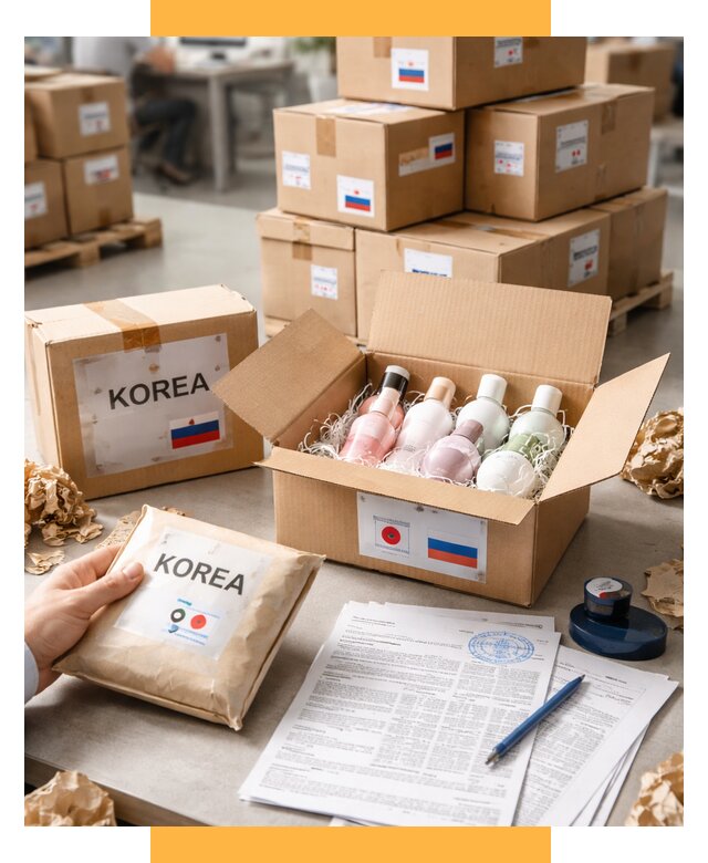 Доставка косметики из Кореи от 8591 р. под ключ | СетСервис-Сбс