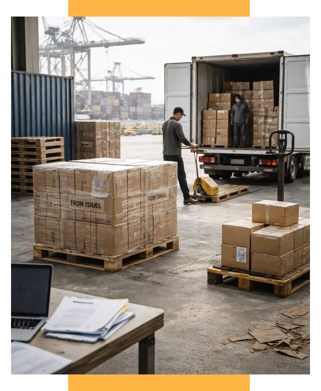 Доставка грузов из Израиля от 15161 р., логистика от СетСервис-Сбс