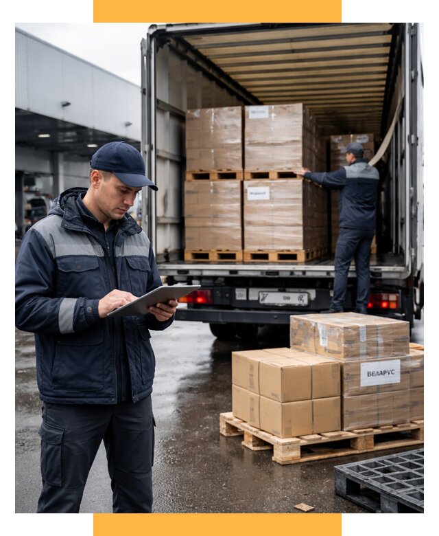 Доставка грузов из Беларуси от 15161 р. логистика СетСервис-Сбс