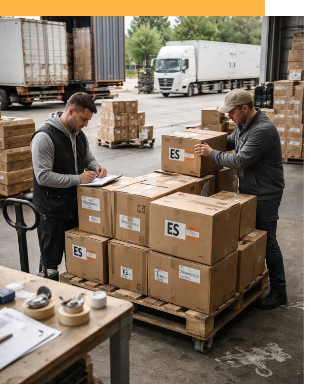 Доставка грузов в Испанию автотранспортом от 35375 руб