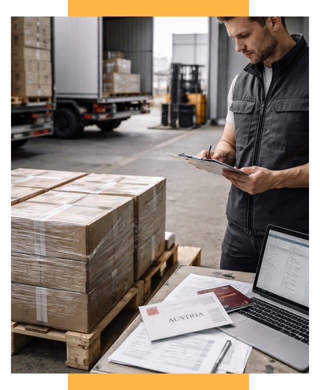 Доставка в Австрию от 65696 р. Логистика и экспорт СетСервис-Сбс