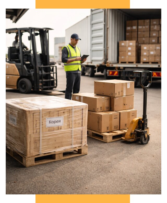 Доставка грузов в Корею из России от 35375 р. | СетСервис-Сбс