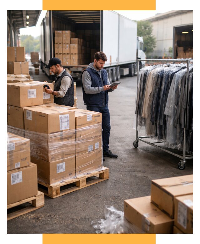 Перевозка и доставка одежды из Китая от 7580 р., СетСервис-Сбс