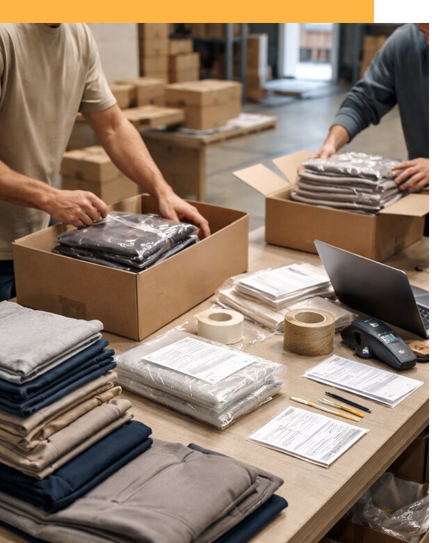 Перевозка одежды по миру от 7580 руб. с таможенным оформлением