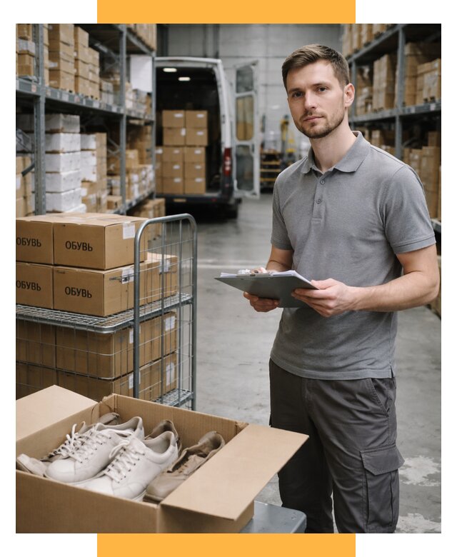 Доставка обуви из Китая и Турции от 4548 р. СетСервис-Сбс