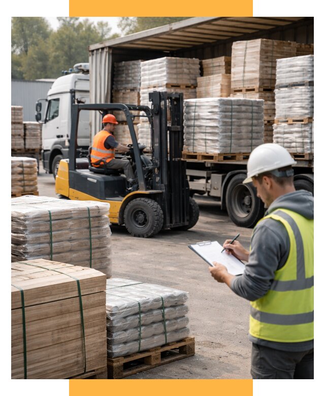 Перевозка строительных материалов от 5559 р. | СетСервис-Сбс