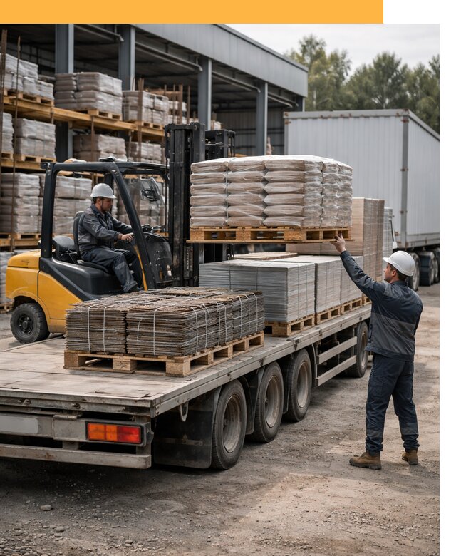 Перевозка строительных материалов по миру от 5559 руб