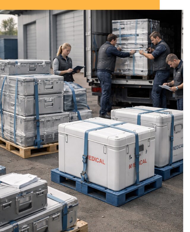 Перевозка медицинского оборудования по всему миру от 15161 руб