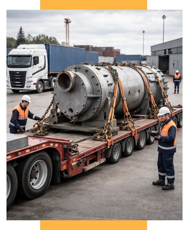 Перевозка тяжеловесных грузов под ключ от 151605 р. | СетСервис-Сбс