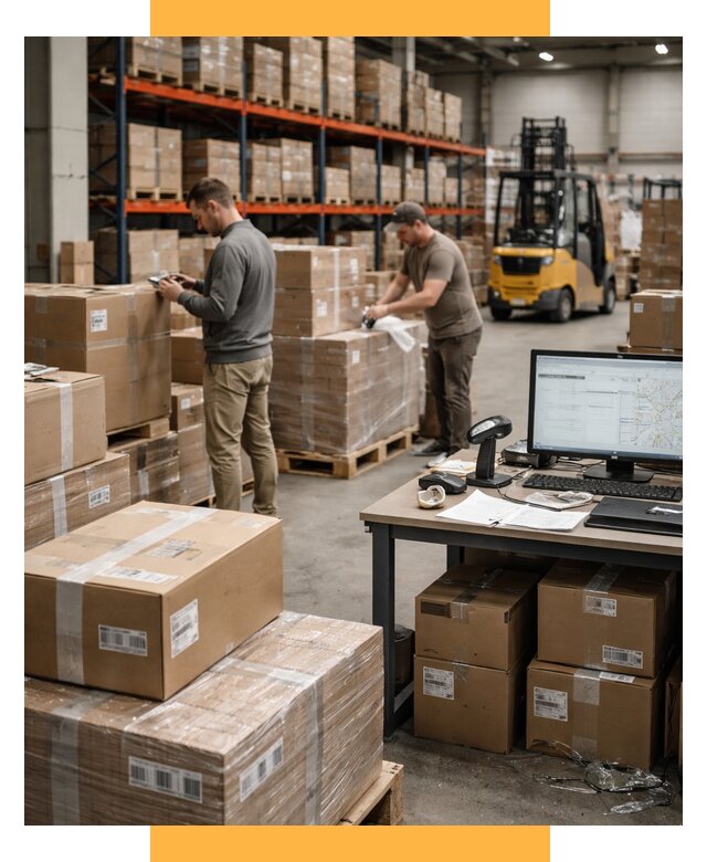 Склад консолидации в Европе от 6570 р., услуги СетСервис-Сбс